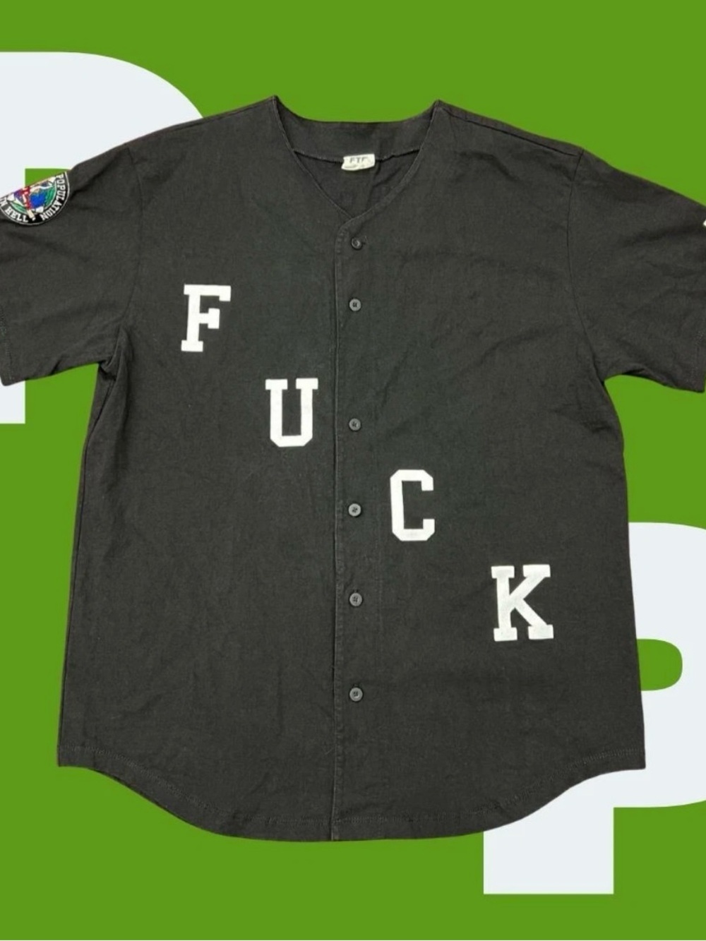 FTP Made In Hell Baseball Jersey (X-Large)